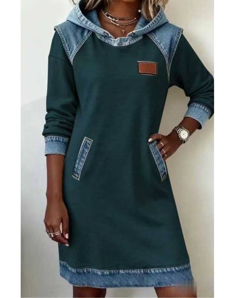 Angelica™ – Moderne Kleid mit Kapuze