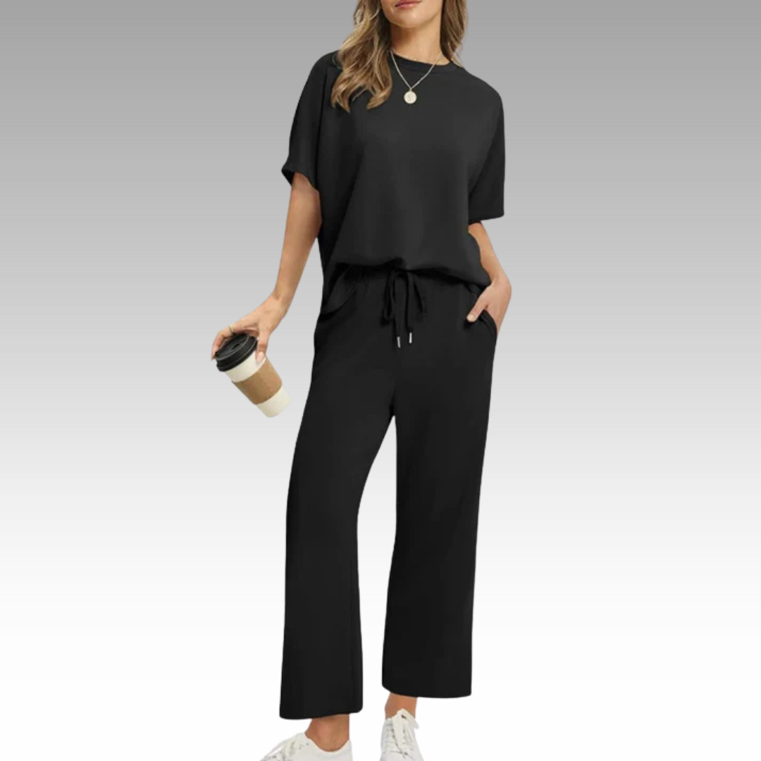 Bella™ – Entspanntes und Bequemes Oberteil- und Hosen-Set
