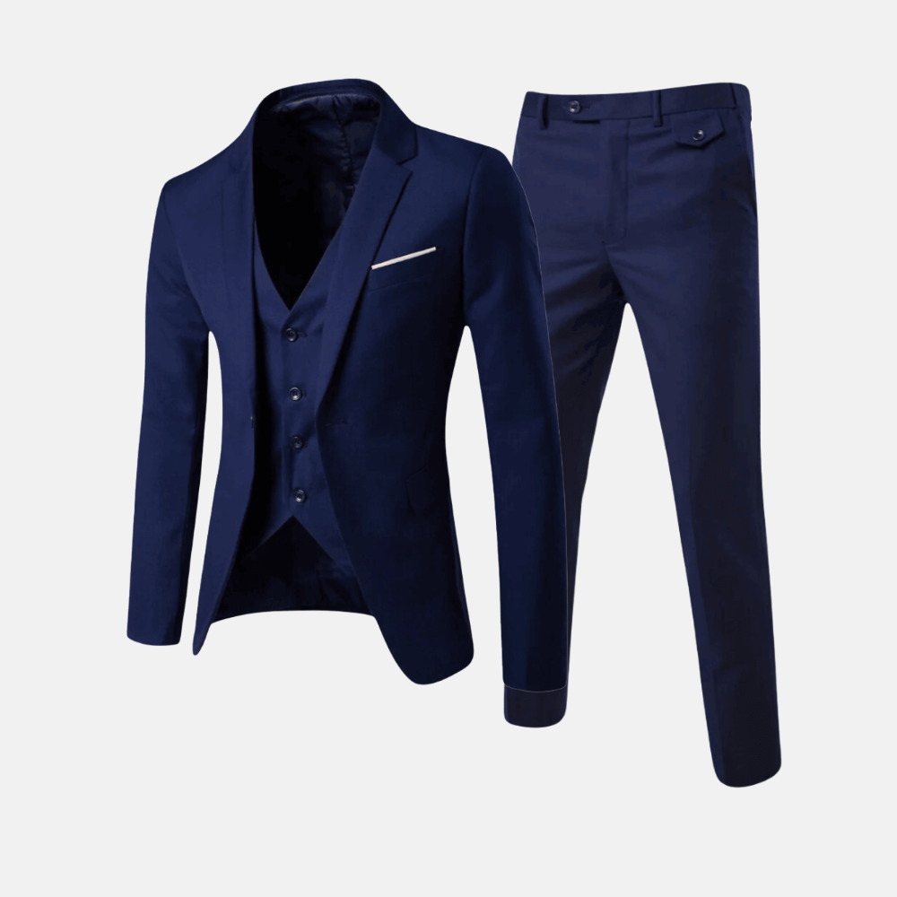 Alonzo™ | Vollständiger Raffinierter (Jacke + Hose + Weste)