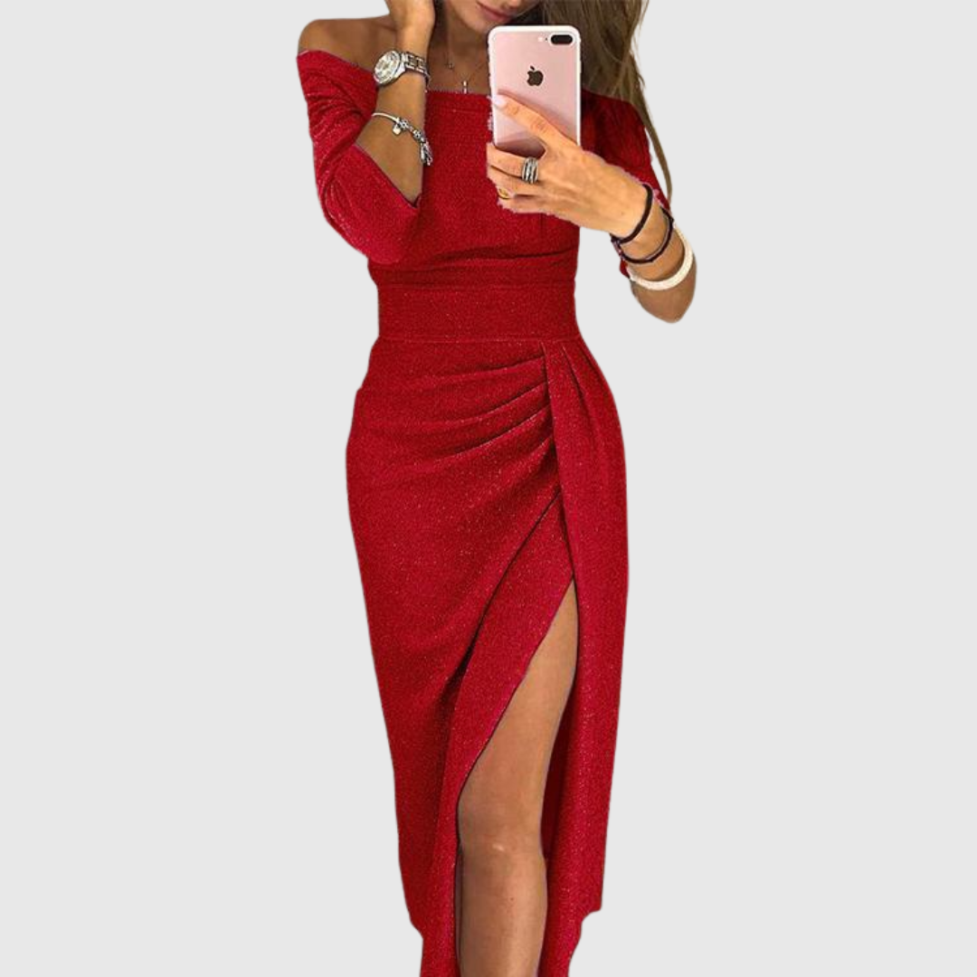 Ely™ - Schickes Maxikleid mit Neckholder und Eleganter, Fließender Passform