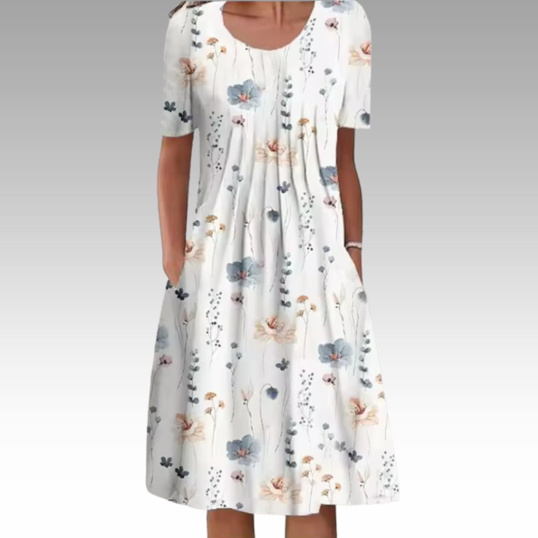 Ziva™ – Elegantes Kleid mit Blumenmuster und Bauchabdeckung