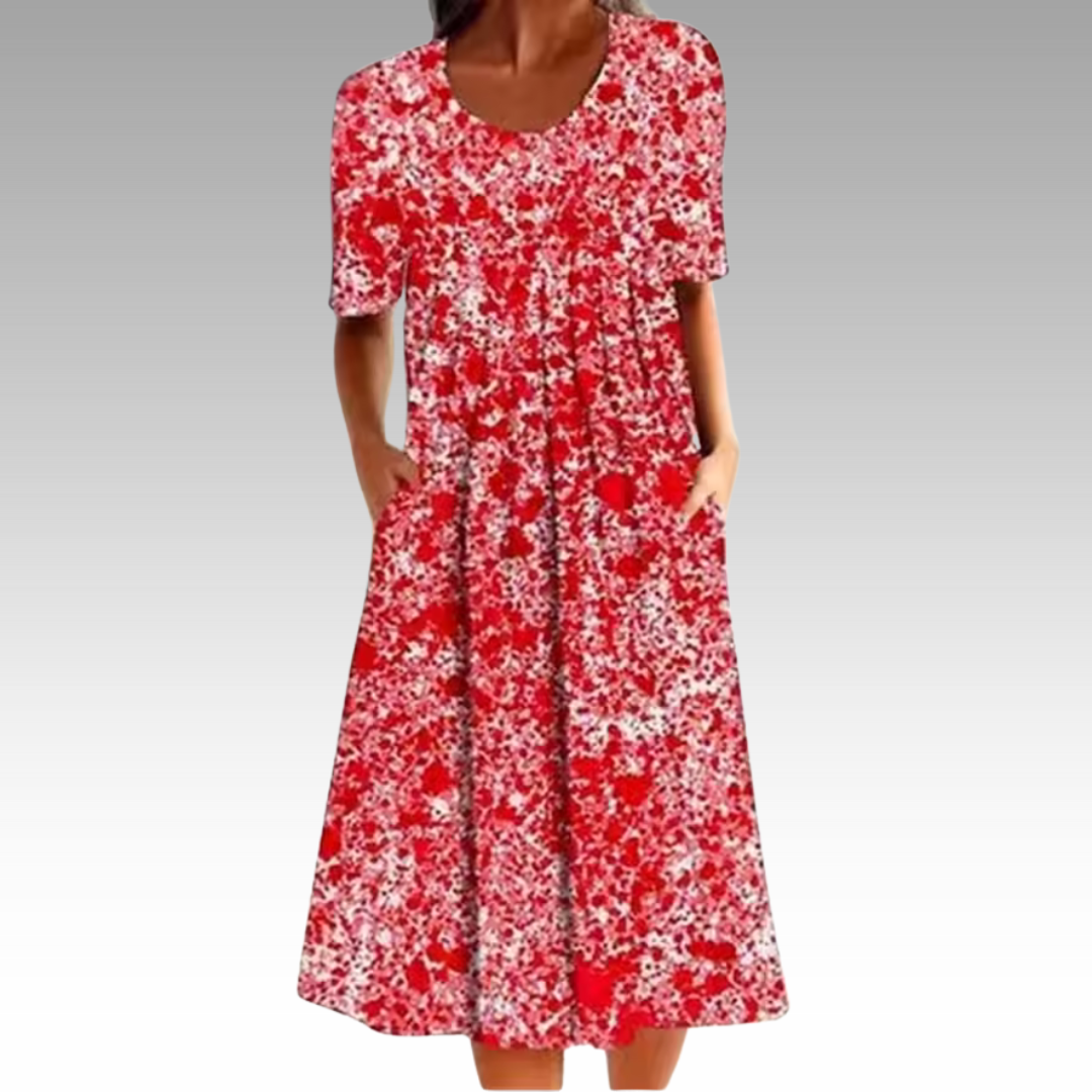 Ziva™ – Elegantes Kleid mit Blumenmuster und Bauchabdeckung