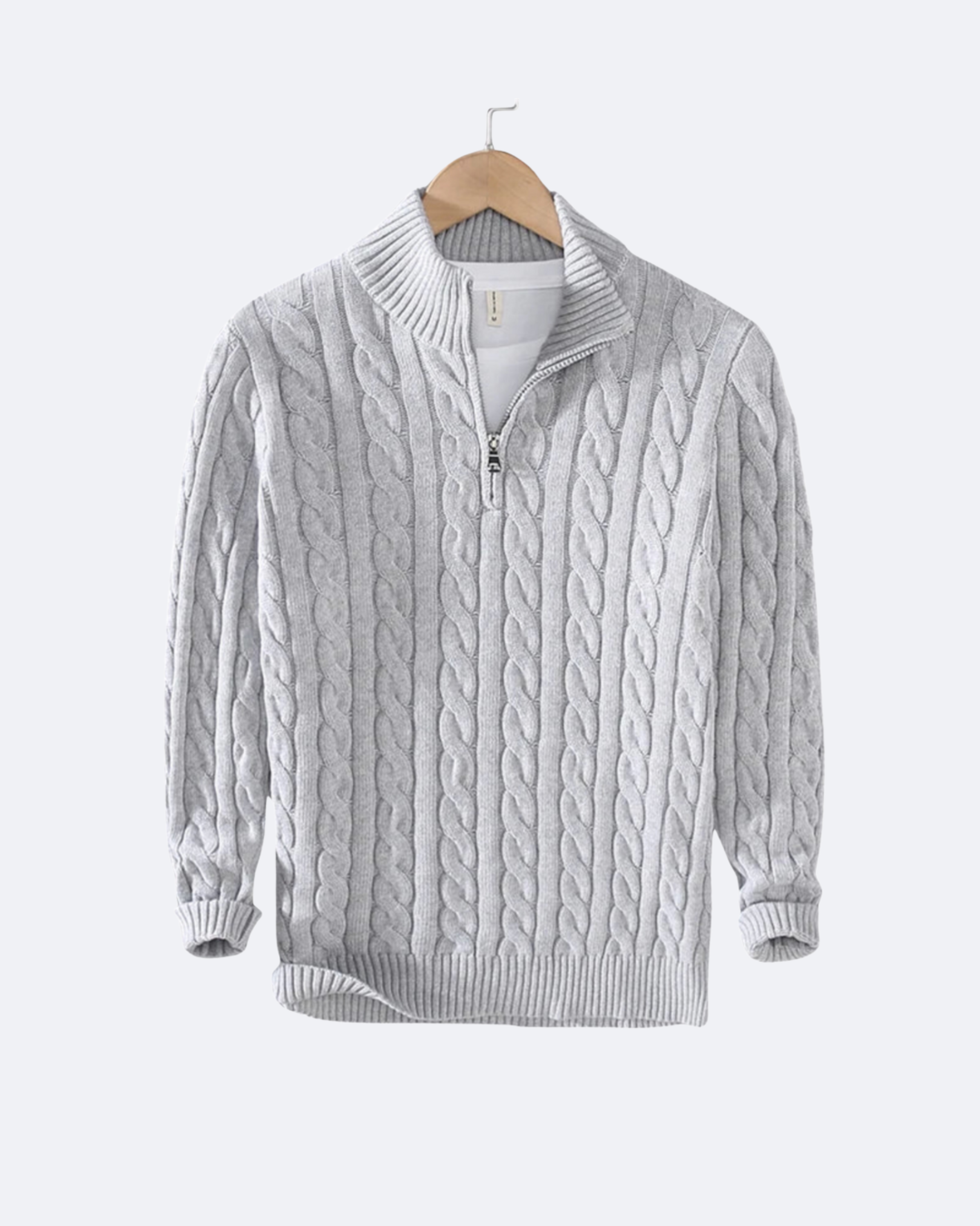 Claudio Kabelstrick Viertel-Reißverschluss