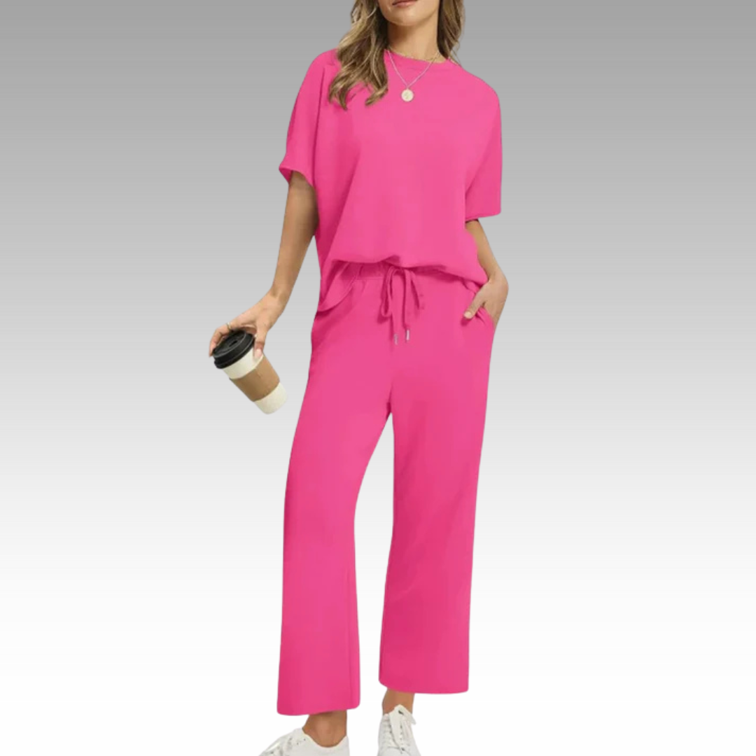 Bella™ – Entspanntes und Bequemes Oberteil- und Hosen-Set