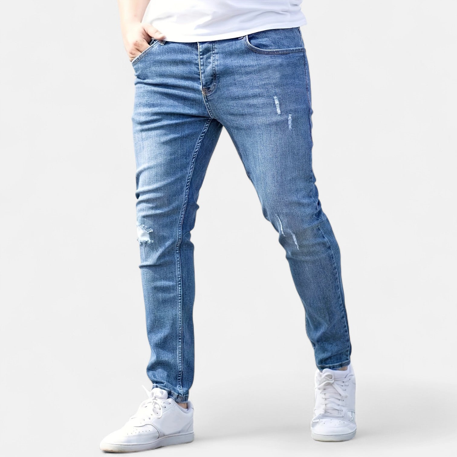 Ermes™ | Slim-Fit-Jeans mit zerrissenem Design