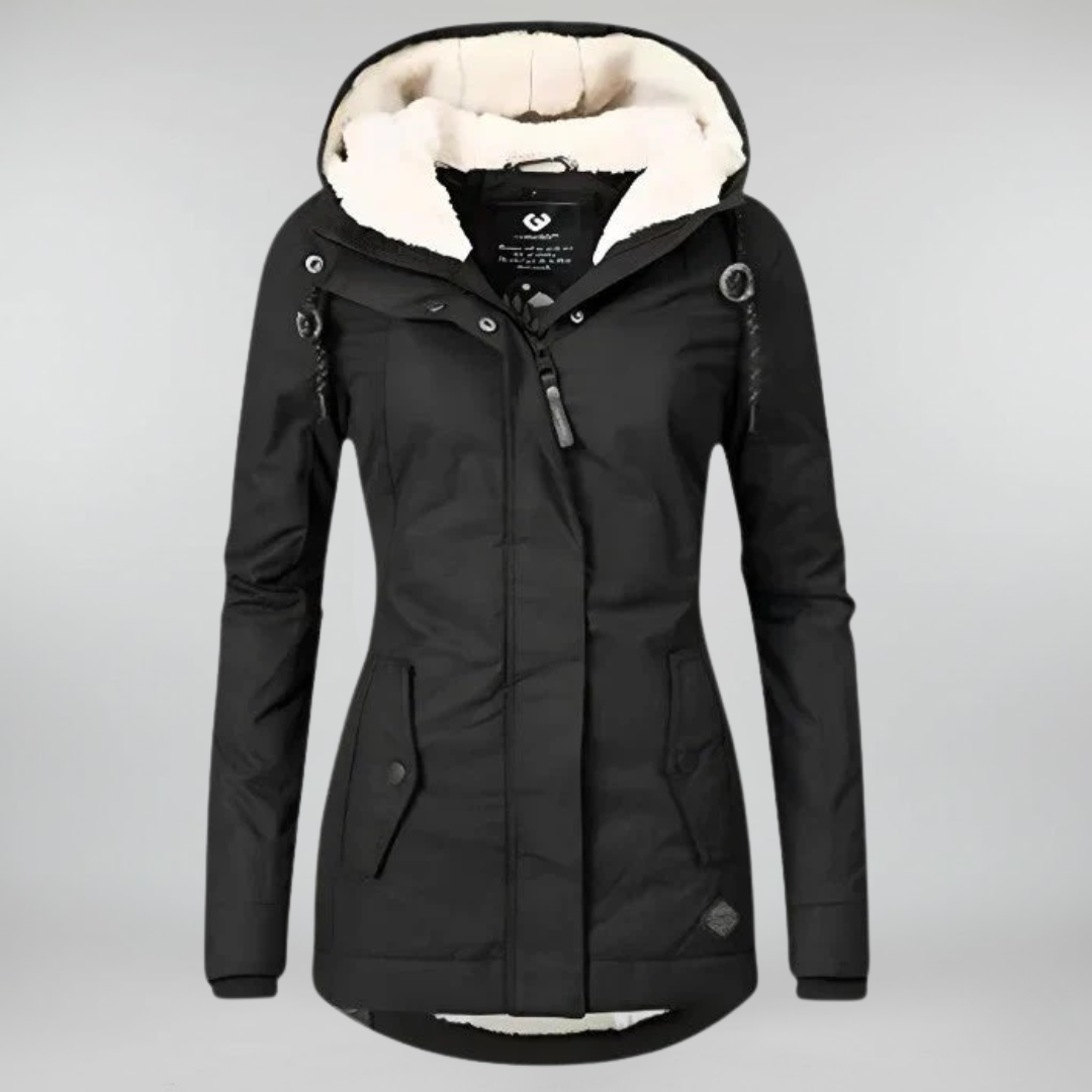 Seravia™ - Wasserdichte Winterjacke mit Kapuze