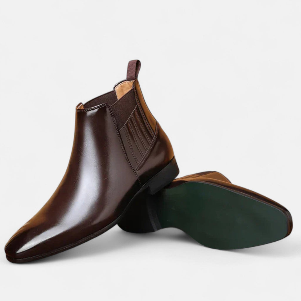 Faustino™ | Elegante Herren-Stiefeletten aus hochwertigem Kunstleder