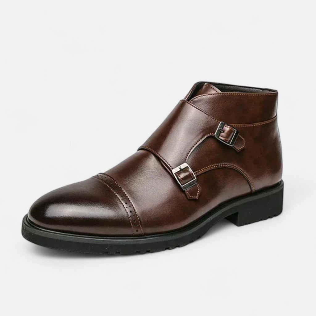 Patrizio™ | Herren Monk Strap Stiefeletten aus Premium-Ecopelle