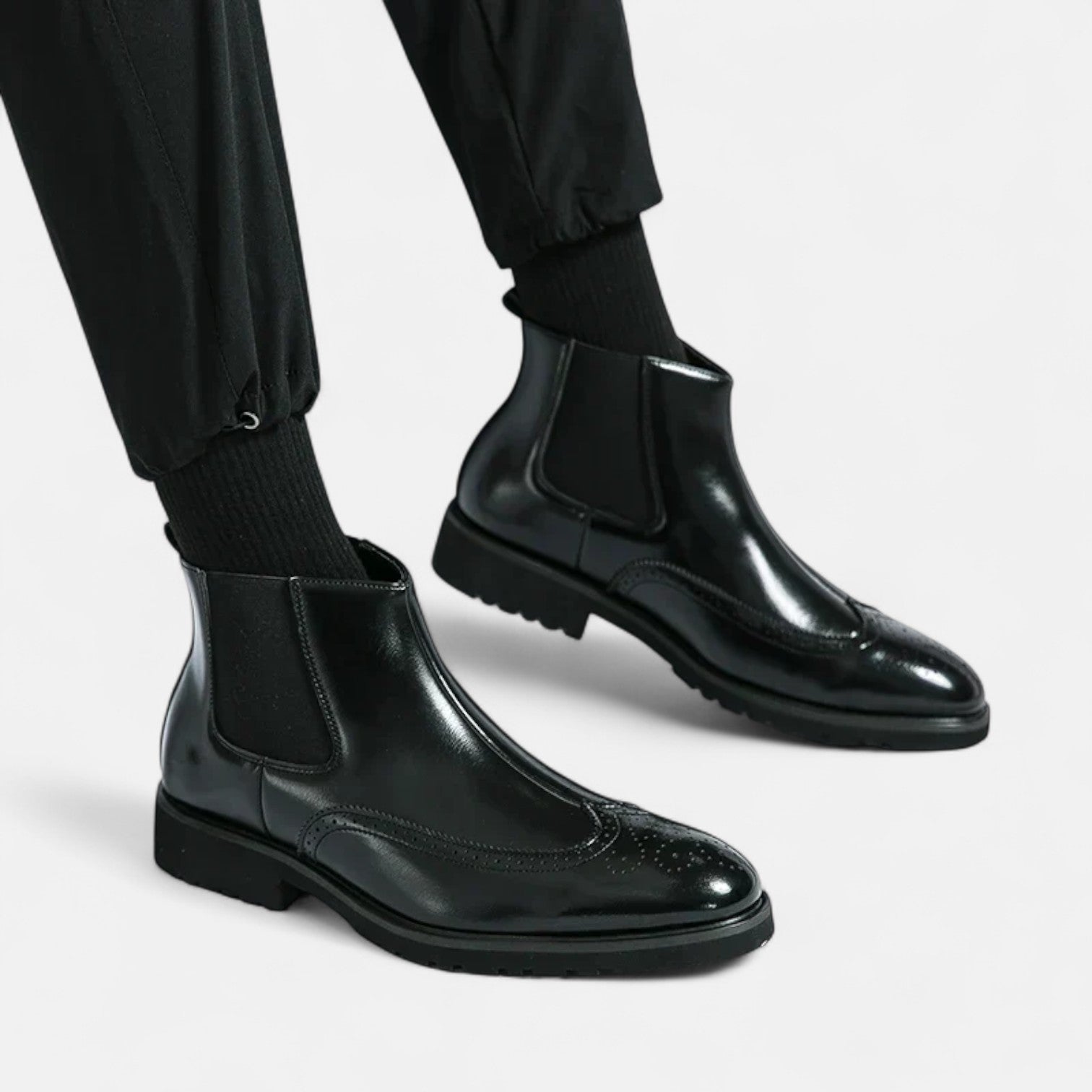 Marzio™ | Elegante Chelsea-Stiefel für Herren aus Kunstleder