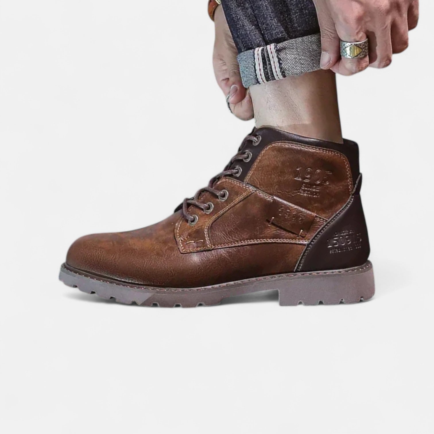 Ken™ | Elegante Herrenstiefel aus Kunstleder imklassischen Stil 