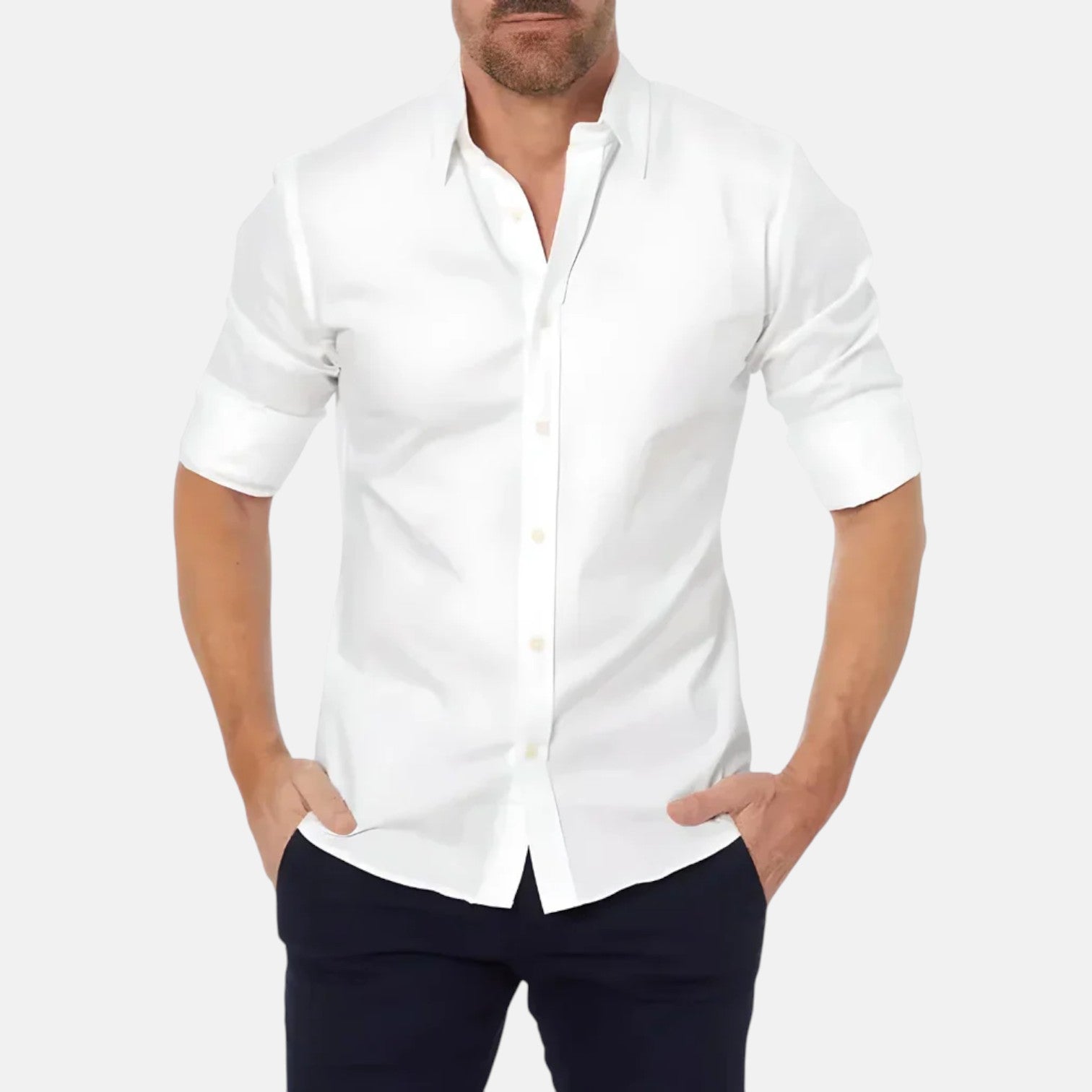 Rodolfo™ | Herrenhemd mit Reißverschluss