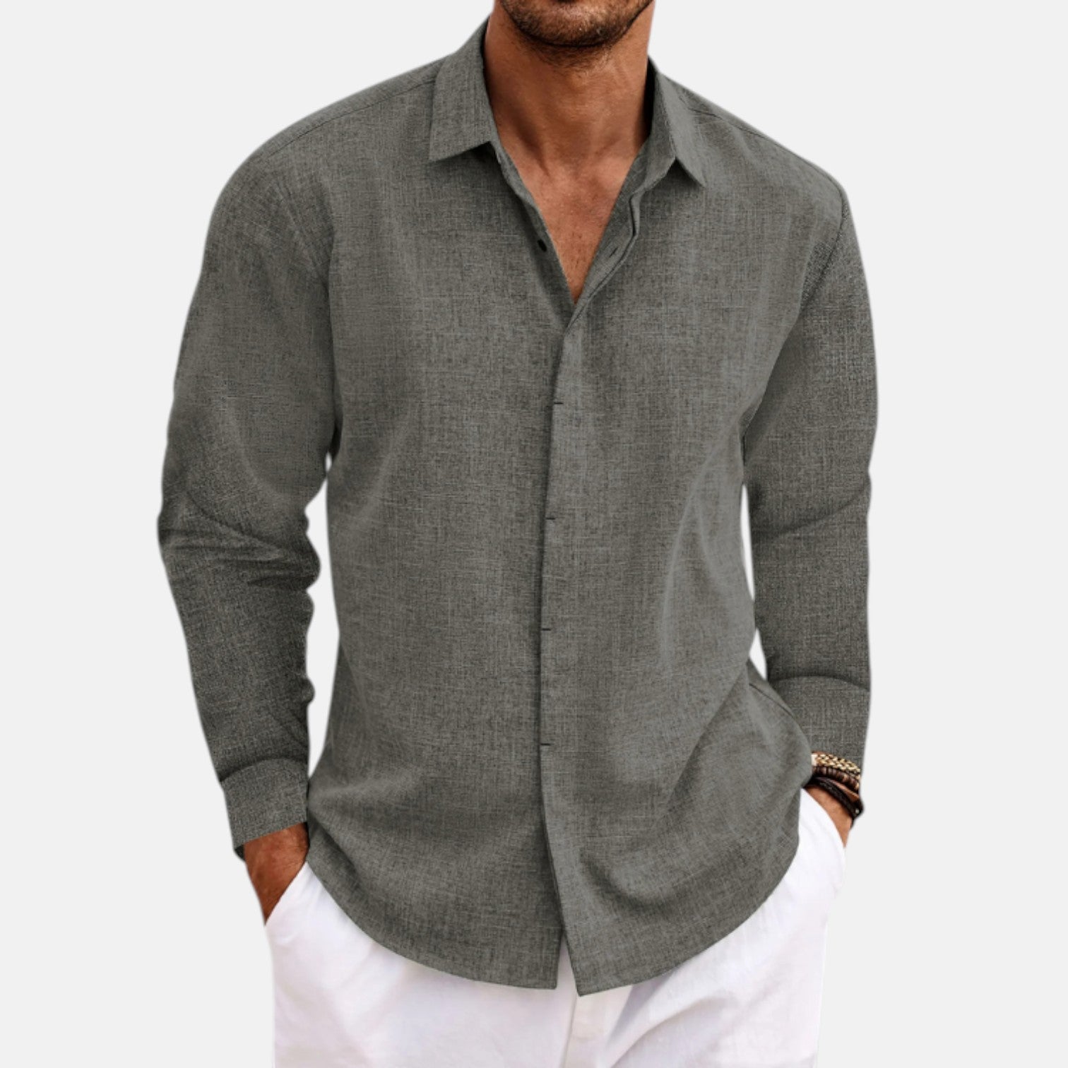 Giancarlo™ | Klassisches Leinenhemd